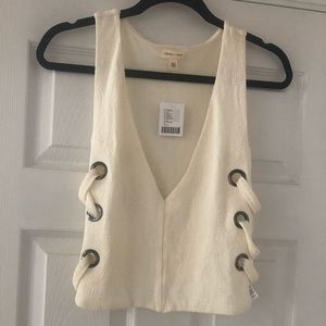 Silence & Noise cream top